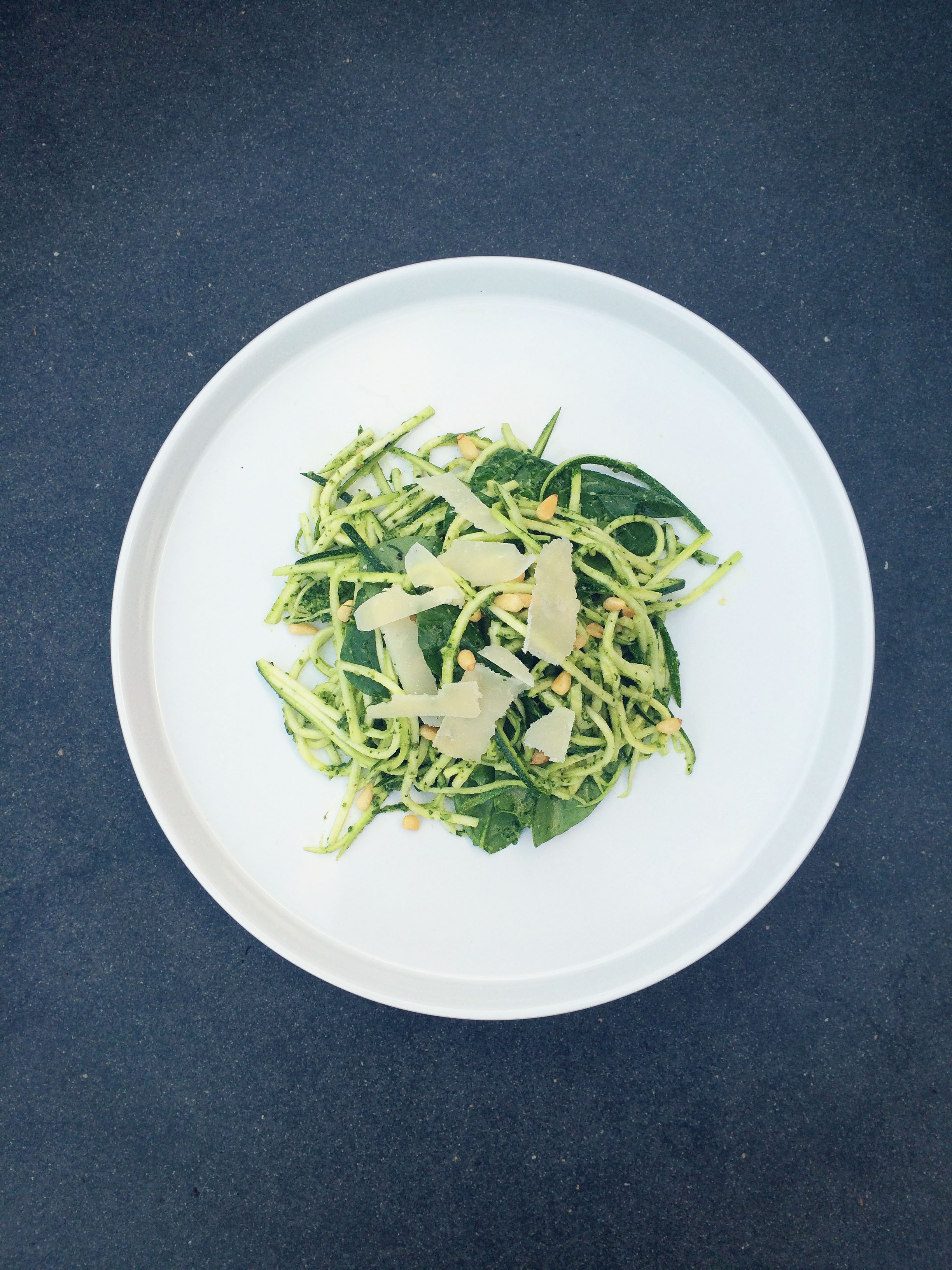 Zucchini and Pesto Salad